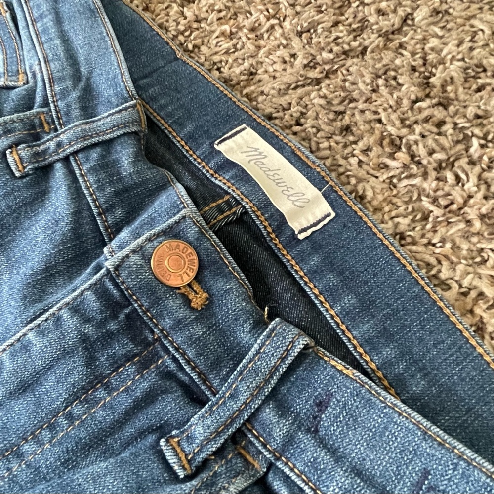 MADEWELL Denim Roadtripper Mid-Rise Skinny Sustainable Jeans Women's Size 29 - Picture 3 of 15